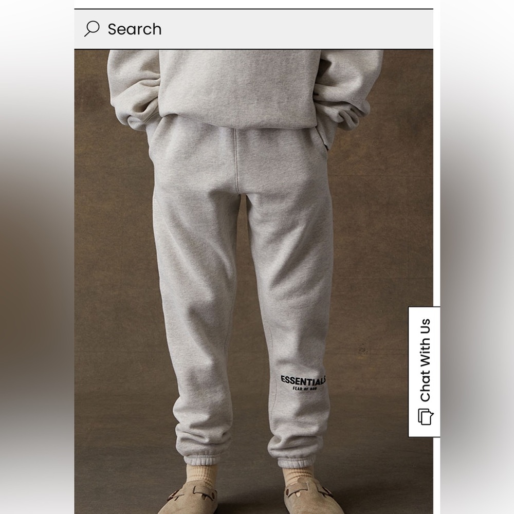 ESSENTIALS FEAR OF GOD sweats/joggers Kid size 10